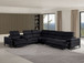 1246 - 7-Piece L-Shaped Modular Power Reclining Sectional With 3 Power Recliners And Power Headrests