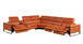 1246 - 7-Piece L-Shaped Modular Power Reclining Sectional With 3 Power Recliners And Power Headrests