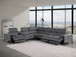 1246 - 7-Piece L-Shaped Modular Power Reclining Sectional With 3 Power Recliners And Power Headrests