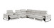 1246 - 7-Piece L-Shaped Modular Power Reclining Sectional With 4 Power Recliners And Power Headrests
