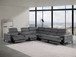 1246 - 7-Piece L-Shaped Modular Power Reclining Sectional With 4 Power Recliners And Power Headrests