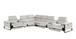 1246 - 8-Piece L-Shaped Modular Power Reclining Sectional With 4 Power Recliners And Power Headrests