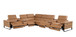 1246 - 8-Piece L-Shaped Modular Power Reclining Sectional With 4 Power Recliners And Power Headrests