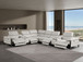 1246 - 8-Piece L-Shaped Modular Power Reclining Sectional With 4 Power Recliners And Power Headrests