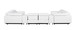 1246 - 8-Piece U-Shaped Modular Power Reclining Sectional With 4 Power Recliners And Power Headrest