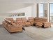 1246 - 10-Piece U-Shaped Modular Power Reclining Sectional With 4 Power Recliners And Power Headrests
