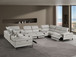 1246 - 10-Piece U-Shaped Modular Power Reclining Sectional With 4 Power Recliners And Power Headrests