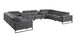 1246 - 10-Piece U-Shaped Modular Power Reclining Sectional With 4 Power Recliners And Power Headrests
