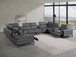1246 - 12-Piece U-Shaped Modular Power Reclining Sectional With 4 Power Recliners And Power Headrests