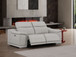 2679 - Genuine Leather Loveseat With Dual Power Recliners