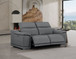 2679 - Genuine Leather Loveseat With Dual Power Recliners