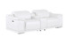 2679 - Genuine Leather Console Loveseat With Dual Power Recliners