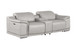 2679 - Genuine Leather Console Loveseat With Dual Power Recliners
