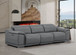2679 - Genuine Leather Sofa With Dual Power Recliners