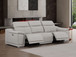 2679 - Genuine Leather Sofa With Dual Power Recliners