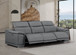 2679 - Genuine Leather Sofa With 3 Power Recliners