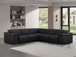 2679 - 5-Piece L-Shaped Power Reclining Sectional In Genuine Leather (3 Recliners)