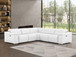 2679 - 5-Piece L-Shaped Power Reclining Sectional In Genuine Leather (3 Recliners)