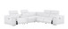2679 - 6-Piece L-Shaped Power Reclining Sectional In Genuine Leather (3 Recliners)