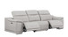 2679 - Power Reclining Sofa, Loveseat & Chair Set In Genuine Leather (5 Recliners)