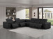 2679 - 7-Piece L-Shaped Power Reclining Sectional In Genuine Leather (4 Recliners)