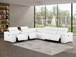 2679 - 7-Piece L-Shaped Power Reclining Sectional In Genuine Leather (4 Recliners)