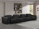 2679 - Genuine Leather Sofa With 4 Power Recliners, Power Headrests & 3 Storage Consoles