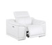 2679 - Power Reclining Sofa, Console Loveseat & Chair Set In Genuine Leather (5 Recliners)