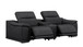2679 - Power Reclining Sofa, Console Loveseat & Chair Set In Genuine Leather (5 Recliners)