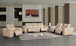 2679 - Power Reclining Sofa, Console Loveseat & Chair Set In Genuine Leather (5 Recliners)