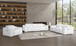 2679 - Power Reclining Sofa, Console Loveseat & Chair Set In Genuine Leather (6 Recliners)