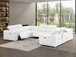 2679 - 8-Piece U-Shaped Power Reclining Sectional In Genuine Leather (4 Recliner)