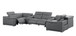 2679 - 8-Piece U-Shaped Power Reclining Sectional In Genuine Leather (4 Recliner)