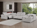 2679 - 8-Piece U-Shaped Power Reclining Sectional In Genuine Leather (4 Recliner)