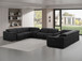 2679 - 10-Piece U-Shaped Power Reclining Sectional In Genuine Leather (4 Recliners)