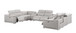 2679 - 10-Piece U-Shaped Power Reclining Sectional In Genuine Leather (4 Recliners)
