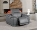 2679 - Power Reclining Chair With Power Headrest In Genuine Leather