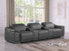 9762 - 5-Piece Modular Power Reclining Sofa And Loveseat Set With 3 Power Recliners In