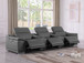 9762 - 5-Piece Modular Power Reclining Sofa And Loveseat Set With 3 Power Recliners In