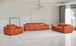 9762 - 6-Piece Modular Power Reclining Sofa, Loveseat And Chair Set With 5 Power Recliners In