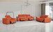 9762 - 6-Piece Modular Power Reclining Sofa, Loveseat And Chair Set With 5 Power Recliners In