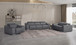 9762 - 6-Piece Modular Power Reclining Sofa, Loveseat And Chair Set With 6 Power Recliners In