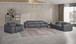 9762 - 7-Piece Modular Power Reclining Sofa, Loveseat And Chair Set With 5 Power Recliners In