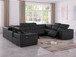 9762 - 8-Piece U Shaped Sectional Sofa With 4 Power Recliners