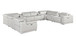 9762 - 12-Piece U-Shaped Sectional Sofa With 4 Power Recliners