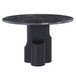 Kinton - Round Dining Table With Natural Marble Top - Black