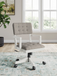 Dallas Office Chair in Antique White H742-01A by Happy Homes