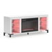 Diana White TV Stand w/ Fireplace 59"L