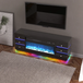Fully Assembled 70" Multi-Flame Colors TV Stand LED Fireplace