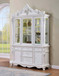 Manzanita White Dining Room Set - Table & Chairs & Hutch & Buffet  -  FM3261WH-Set - Furniture of America